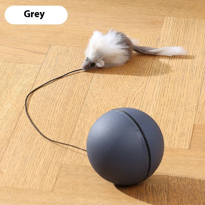 Cat Toys Mouse Teaser Ball Funny Moving Toy for Pets Cat Dog Electric Teaser Ball Automatic Intelligent Rolling Ball Pet Products