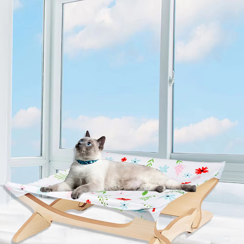 Pet Products Cat House Pet Sleeping Bag 2 Story Level Cat Hammock Cage Hanging Bedding