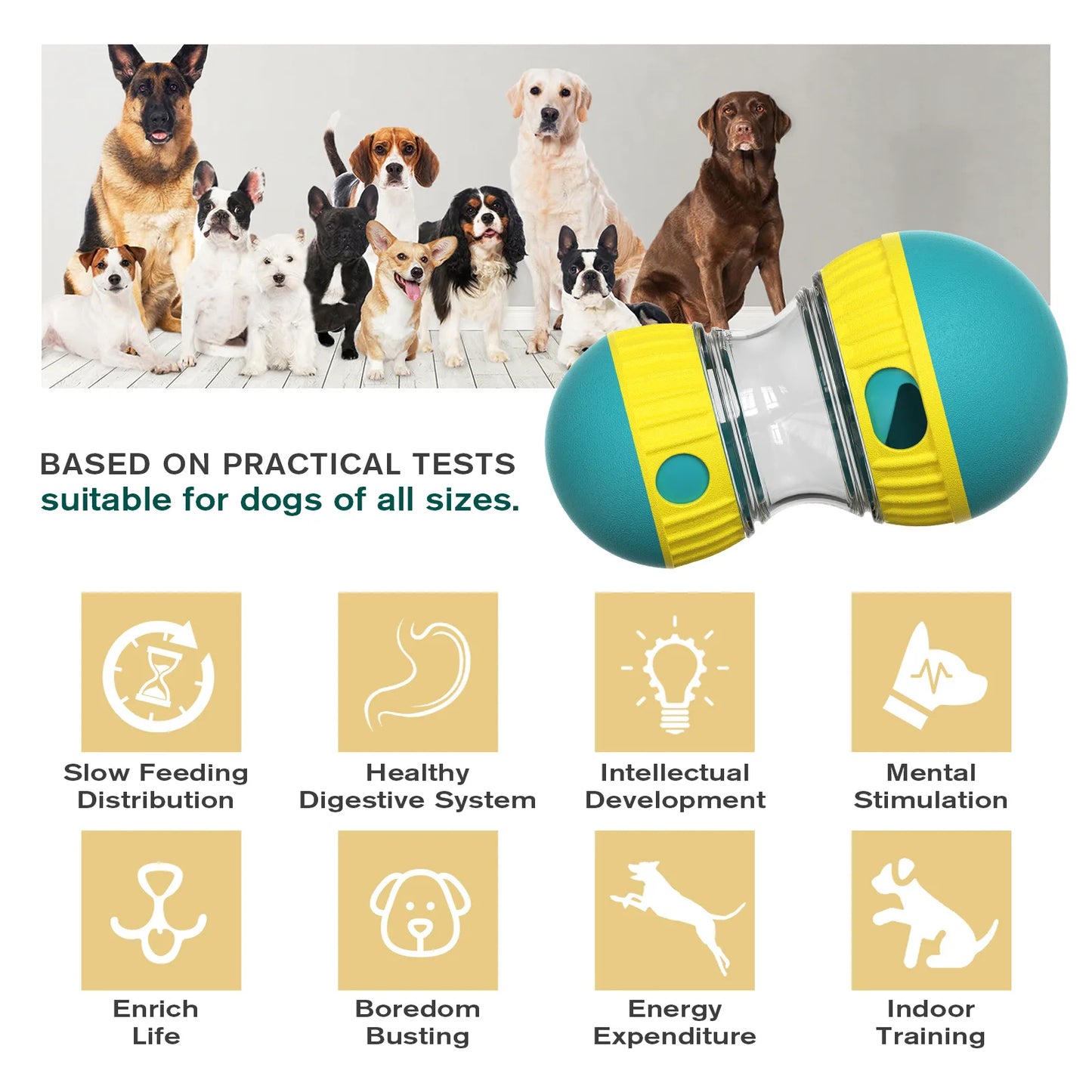 Food Dispensing Dog Toy 