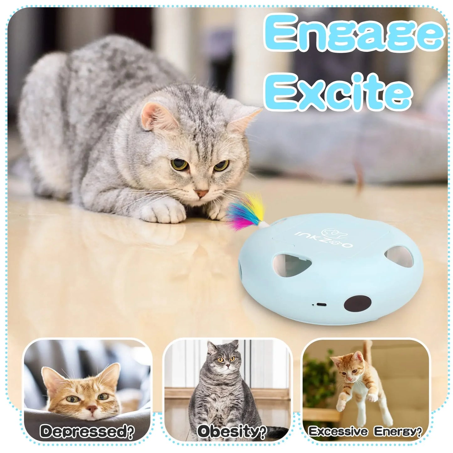 Interactive Cat Toys for Indoor Play