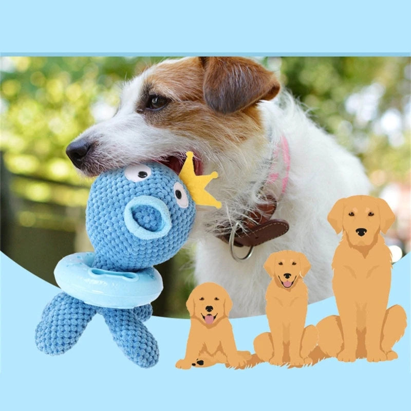 Dogs  Cartoon Toy for Aggressive Chewers Plush Teether Toy